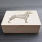 Preview: American Staffordshire Terrier - wooden box - ORNAMENTED ONLY