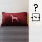 Preview: EMBROIDERED PILLOW - all dog breeds possible