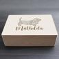 Preview: Basset - wooden box - ORNAMENTED + NAME