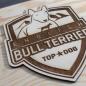 Preview: Bullterrier - Holzbox / Holzkiste - ENGLISH BULL TERRIER
