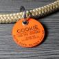 Preview: DOG TAG / HUNDEMARKE - Biothane - personalisiert