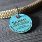 Preview: DOG TAG / HUNDEMARKE - Biothane - personalisiert