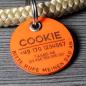 Preview: DOG TAG / HUNDEMARKE - Biothane - personalisiert