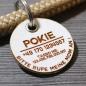 Preview: DOG TAG / HUNDEMARKE - Biothane - personalisiert