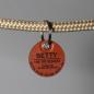 Preview: DOG TAG / HUNDEMARKE - Leder - personalisiert