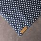 Preview: Hund Halstuch / Bandana - BIG WHITE DOTS ON BLUE
