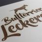Preview: Bullterrier - Holzbox / Holzkiste - BULLTERRIER-LECKEREIEN