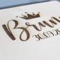 Preview: Name Datum - Holzbox / Holzkiste - BRUNO STYLE