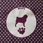 Preview: outdoor blanket dog - embroidered - dog motif
