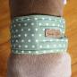 Preview: Gentleman Wrap / Gentleman Belt - for dogs - WHITE STARS ON GREEN