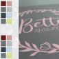 Preview: Name Datum - Holzbox / Holzkiste - BETTY STYLE