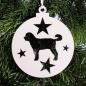 Preview: Christmas decoration - LABRADOODLE - v1