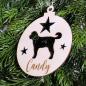 Preview: Christmas decoration - LABRADOODLE - v1