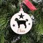 Preview: Christmas decoration - LABRADOODLE - v1 -