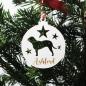 Preview: Christmas decoration - OLDE ENGLISH BULLDOG - v1 -