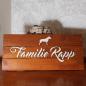 Preview: Familienschild - Namensschild - Türschild - NAME - STRASSE - HUND