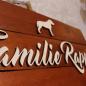 Preview: Family Sign - Door Sign - Name Sign - NAME - DOG