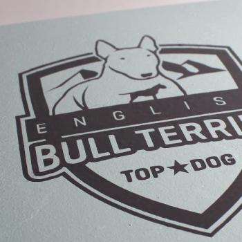 Bullterrier - Holzbox / Holzkiste - ENGLISH BULL TERRIER