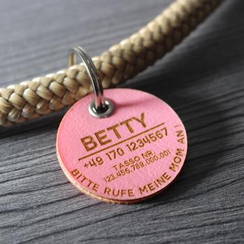 Preview: DOG TAG / HUNDEMARKE - Biothane - personalisiert