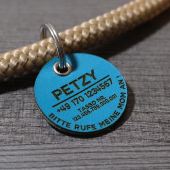 DOG TAG / HUNDEMARKE - Biothane - personalisiert