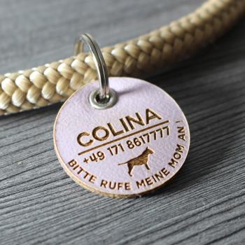 DOG TAG / HUNDEMARKE - BIOTHANE - personalisiert