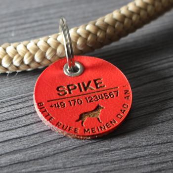 Preview: DOG TAG / HUNDEMARKE - BIOTHANE - personalisiert