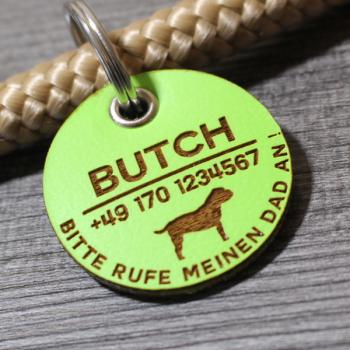 DOG TAG / HUNDEMARKE - BIOTHANE - personalisiert