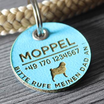 DOG TAG / HUNDEMARKE - BIOTHANE - personalisiert