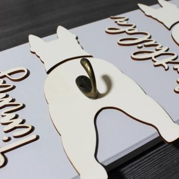 Preview: Hundeleinenhalter - NAME - HUND