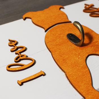 Preview: Hundeleinenhalter - NAME - HUND