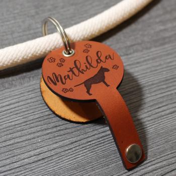 DOG TAG BAG - Bull Terrier - personalized