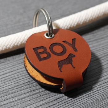 DOG TAG BAG - AmStaff  - personalized