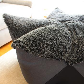Crown Pillow / Crown Cushion - Bully Plush - anthracite