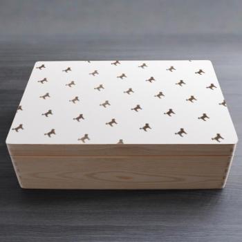 Labradoodle - wooden box - B-STYLE BOTTOM