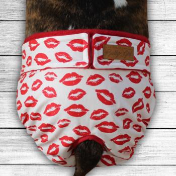 Dog Season Pants - RED KISSES