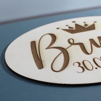 Preview: Name Date - wooden box - BETTY STYLE