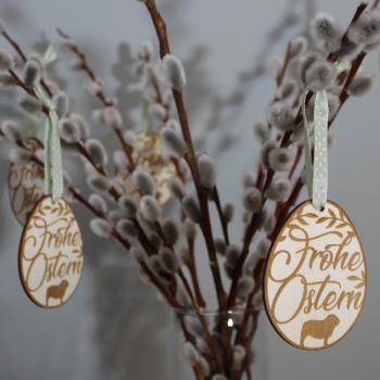 Preview: Osterdeko - ENGLISCHE BULLDOGGE - v1