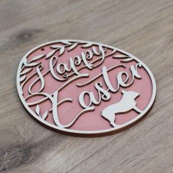 Preview: Osterdeko - FRANZÖSISCHE BULLDOGGE - v1