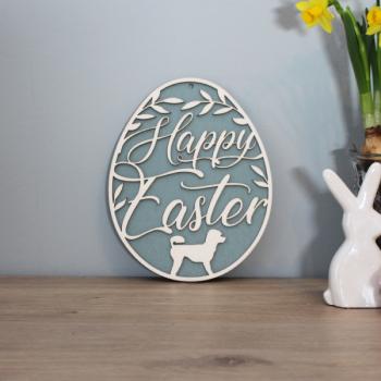 Easter decoration - SMALL POODLE - v1