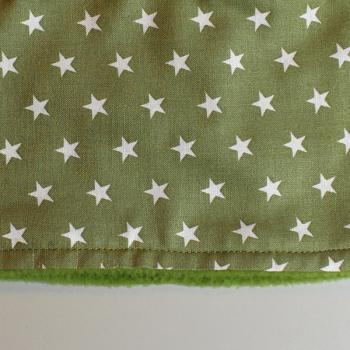 Gentleman Wrap / Gentleman Belt - for dogs - WHITE STARS ON GREEN