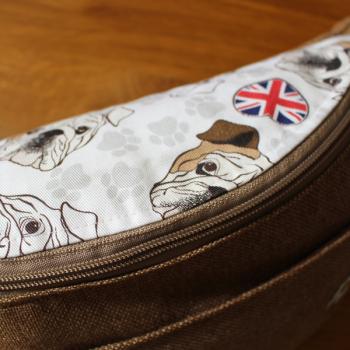 SLING BAG / HIP BAG / BELT BAG - ENGLISH BULLDOG v1