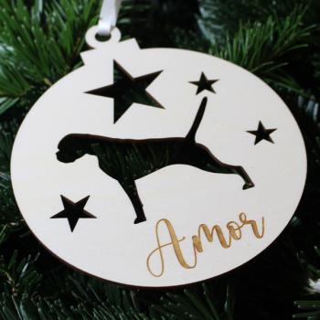 Christmas decoration - BOXER DOG / GERMAN BOXER - v1