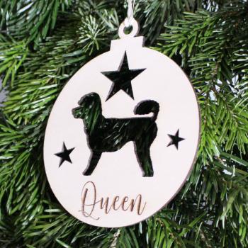 Christmas decoration - SMALL POODLE- v1