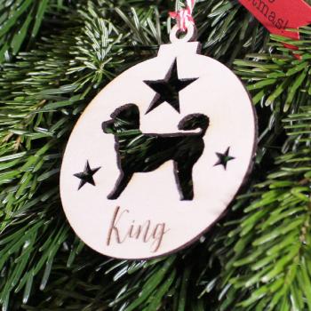 Christmas decoration - SMALL POODLE - v1