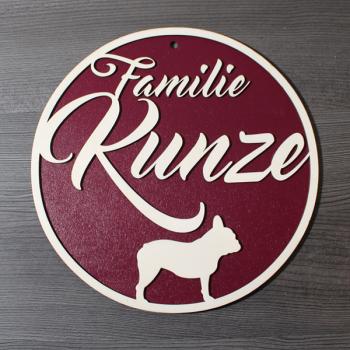 Family Sign - Door Sign - Name Sign - NAME - DOG