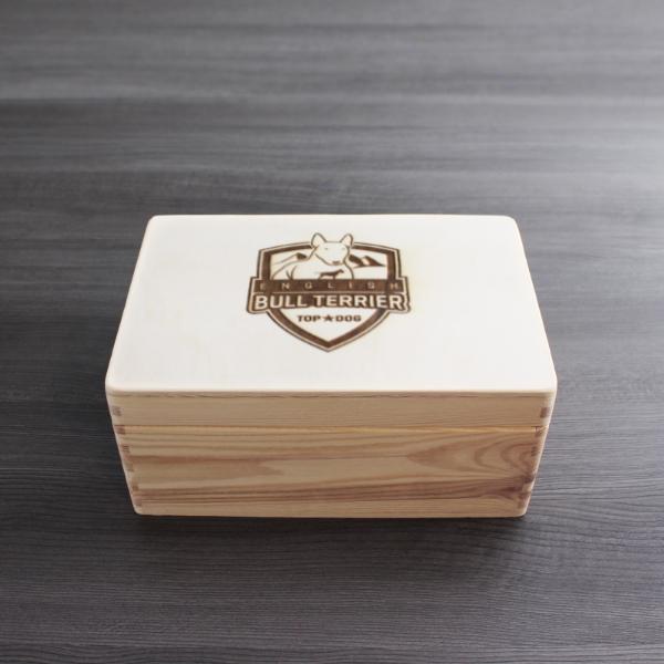Bullterrier - Holzbox / Holzkiste - ENGLISH BULL TERRIER