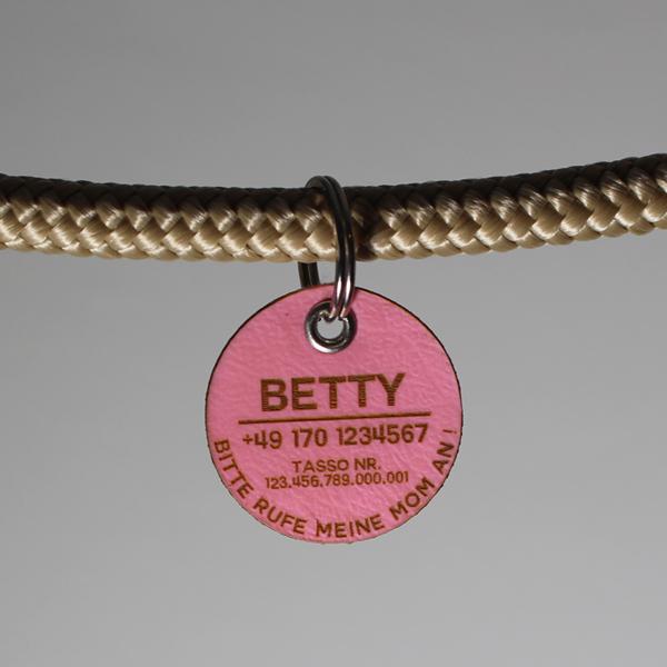 DOG TAG / HUNDEMARKE - Biothane - personalisiert