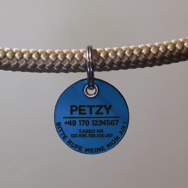 DOG TAG / HUNDEMARKE - Biothane - personalisiert