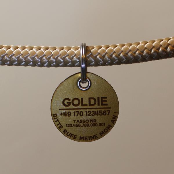 DOG TAG / HUNDEMARKE - Biothane - personalisiert