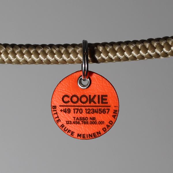 DOG TAG / HUNDEMARKE - Biothane - personalisiert